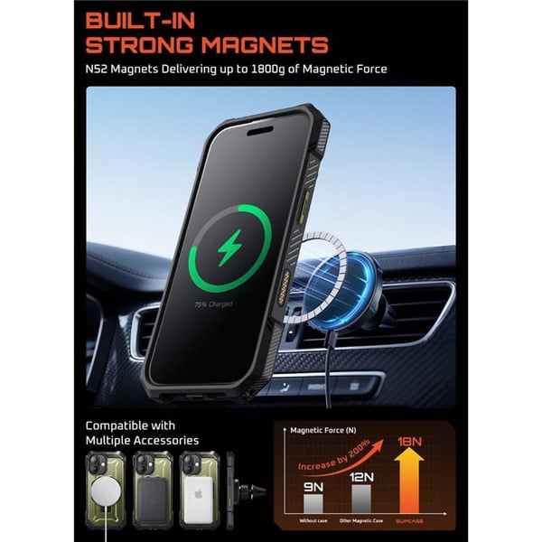 SUPCASE UB Grip cover til Apple iPhone 17 - Guldan