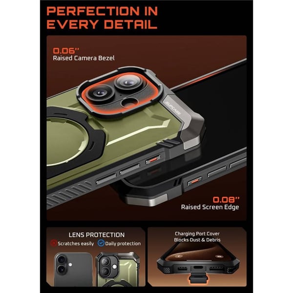 SUPCASE UB Grip cover til Apple iPhone 17 - Guldan