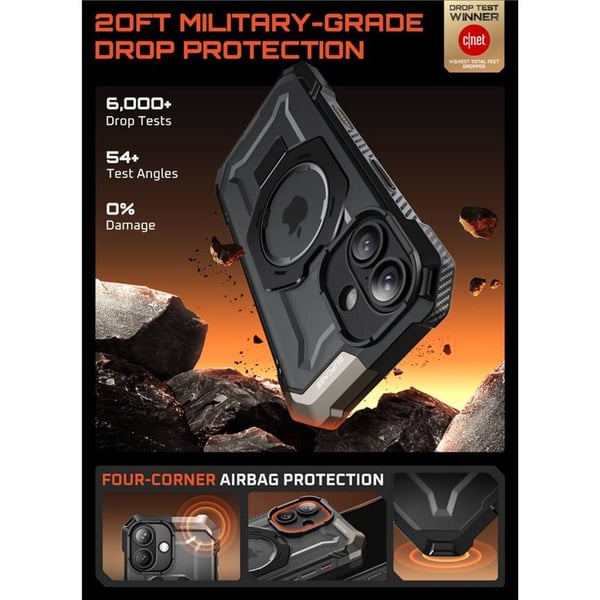 SUPCASE UB Grip kuori Apple iPhone 17 - Black