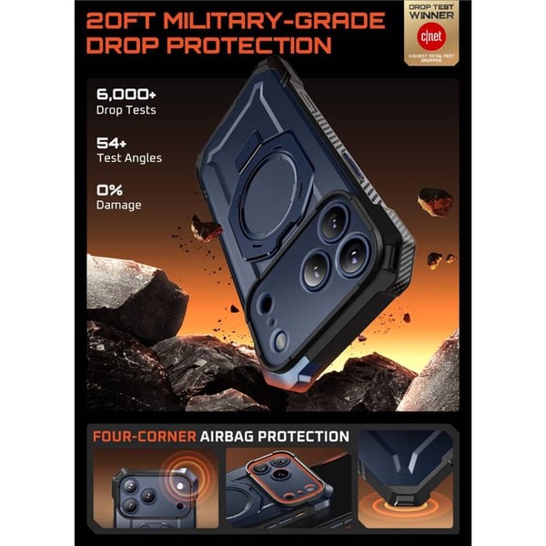 SUPCASE UB Grip kuori Apple iPhone 17 Pro Max - Azure