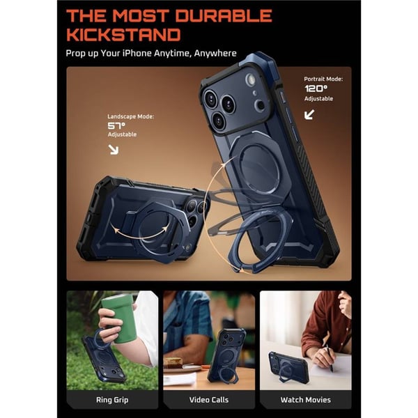 SUPCASE UB Grip kuori Apple iPhone 17 Pro Max - Azure