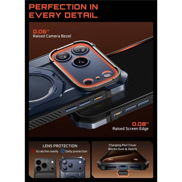 SUPCASE UB Grip kuori Apple iPhone 17 Pro Max - Azure