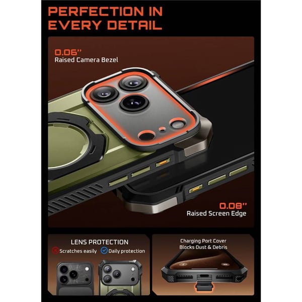 SUPCASE UB Grip cover til Apple iPhone 17 Pro Max - Guldan