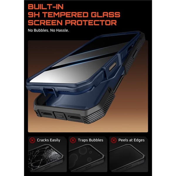 SUPCASE UB Grip Pro skal till Apple iPhone 17 Pro - Azure