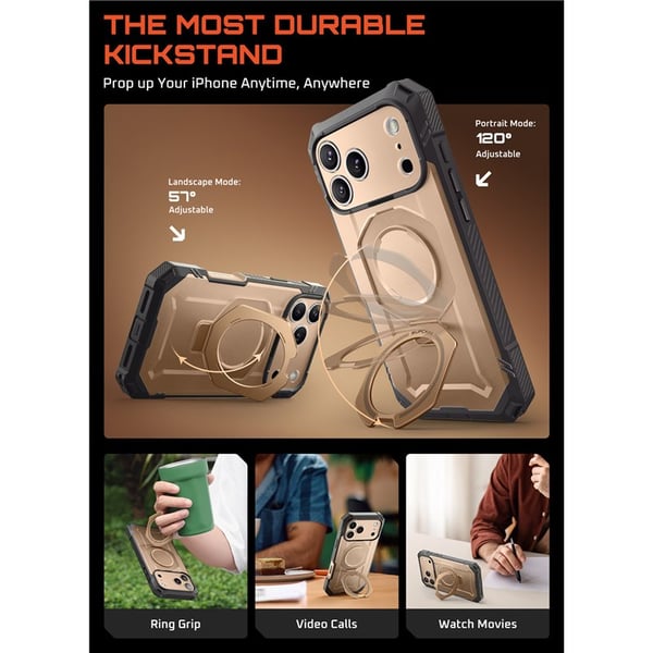 SUPCASE UB Grip Pro kuori Apple iPhone 17 Pro - Desert