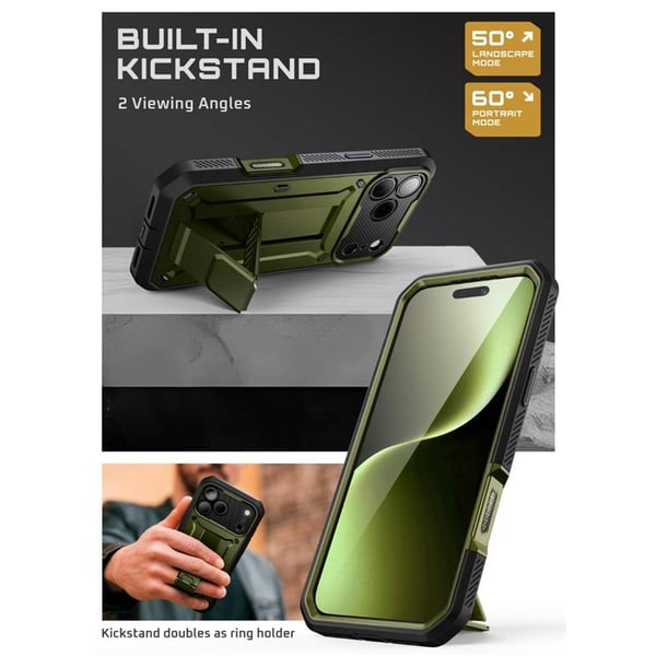 SUPCASE UB Pro skal till Apple iPhone 17 Pro - Guldan