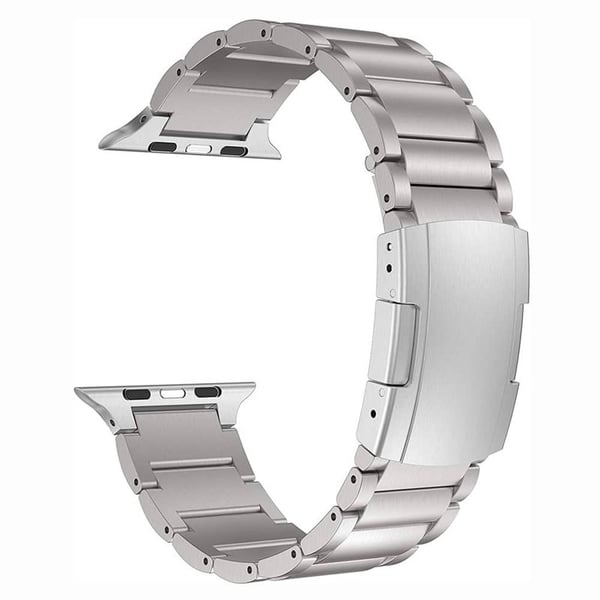 BEAD Titanium urrem til Apple Watch S11 (42mm) - SÃ¸lv