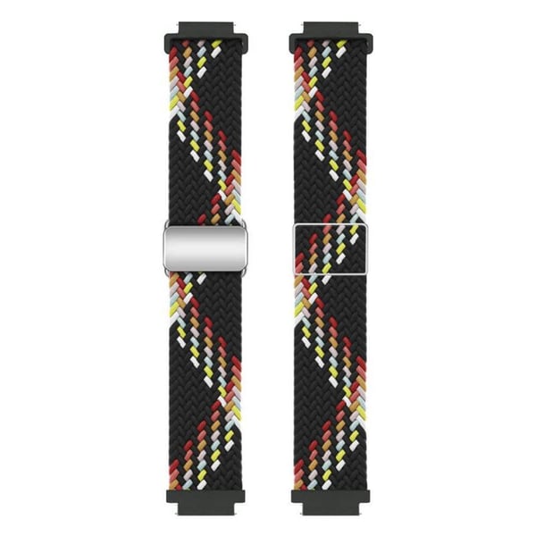 Flettet magnetisk urrem til Garmin Venu 4 (41mm) - Black Rainbow