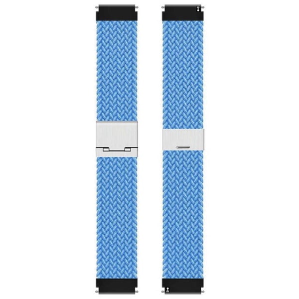 Flettet elastisk klokkereim til Garmin Venu 4 (45mm) - Skyblue