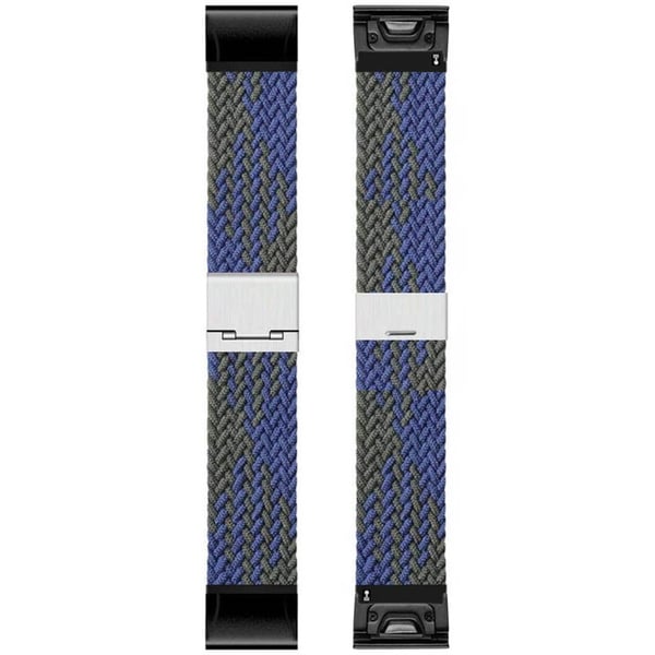 Flettet klokkereim til Garmin Instinct 3 (45mm) - Bluegreen