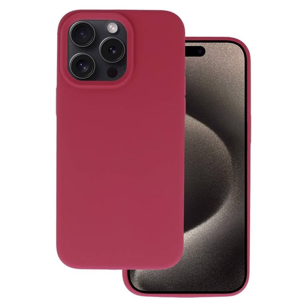 Silicone Lite Case Apple iPhone 16 Pro - Crimson red