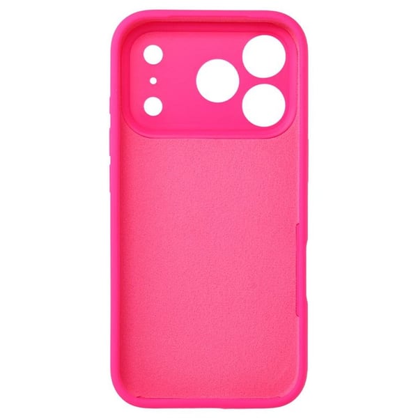 Silicone Lite Case till Apple iPhone 17 Pro Max - Hot pink