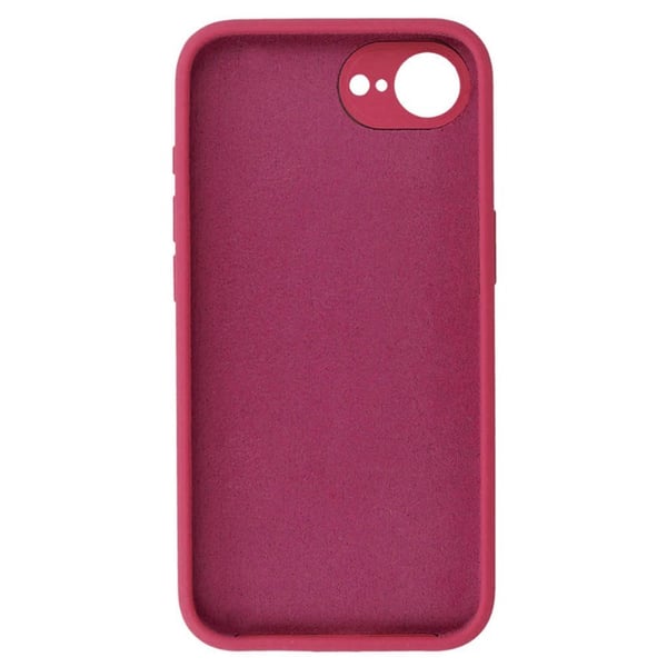 Silicone Lite Case till Apple iPhone 16e - Crimson red