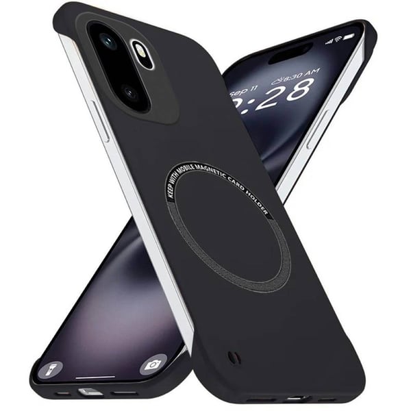 Magnetic Slim Case til OnePlus 15R - Onyx black Magnetic Slim Case til OnePlus 15R - Onyx black