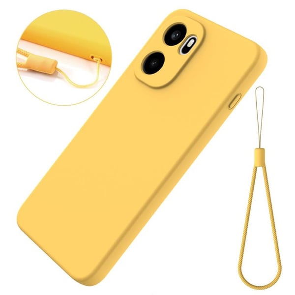 Liquid silikone cover til OnePlus 15R - Gul