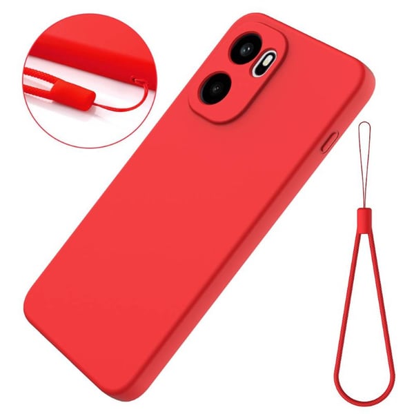 Liquid silikone cover til OnePlus 15R - China Red