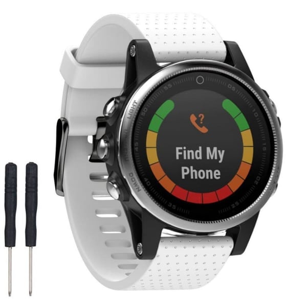 Sport Urrem easyfit til Garmin Fenix 5S - Hvid