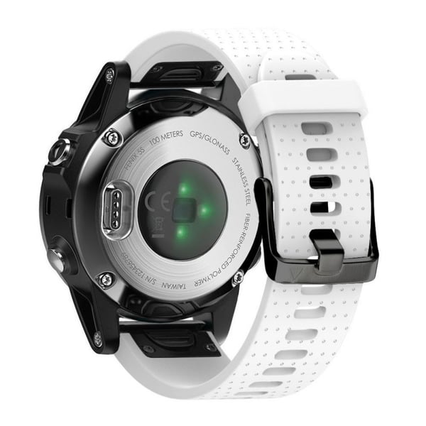 Sport klokkereim easyfit til Garmin Fenix 5S - Hvit