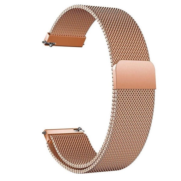 Milanese klokkereim til Garmin Forerunner 245 - Rosè