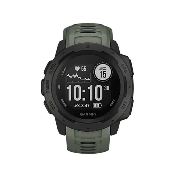 Sport klockarmband till Garmin Instinct - Mörkgrön