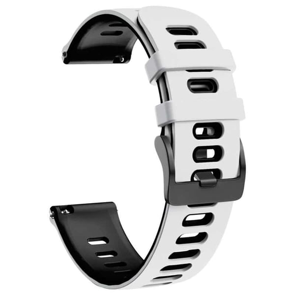 Twin Sport urrem til OnePlus Watch 46mm - Hvid/sort