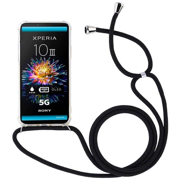 Halskjede deksel til Sony Xperia 10 III - Gjennomsiktig