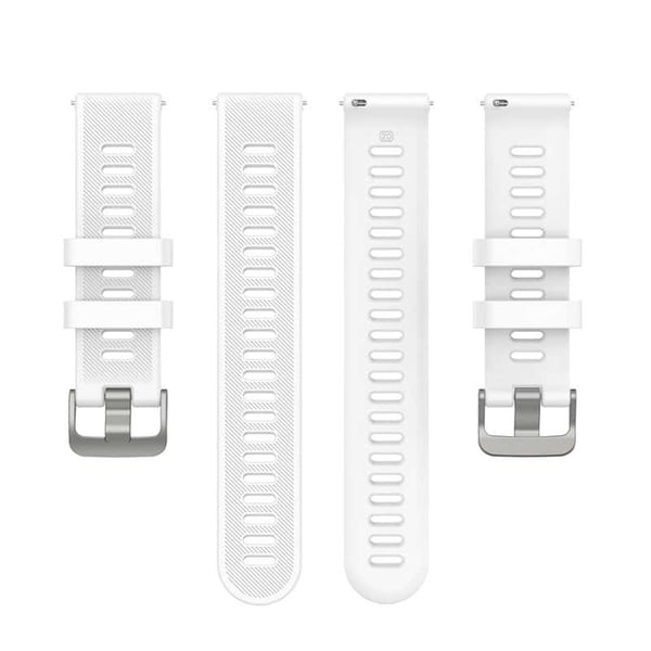 RIB klockarmband till Garmin Forerunner 55 - Vit