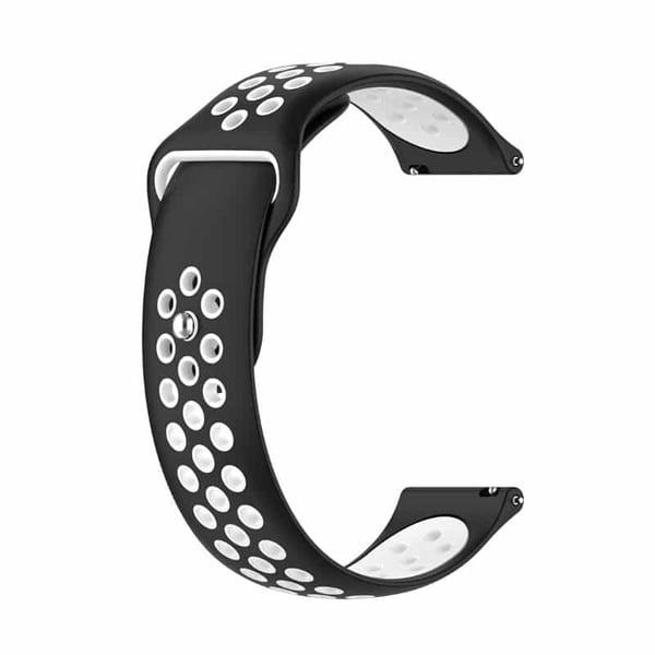 EBN Sport urrem til Huawei Watch 3 Pro - Sort/hvid