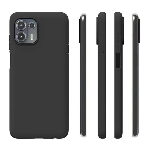 Silikone cover til Motorola Edge 20 Lite - Sort