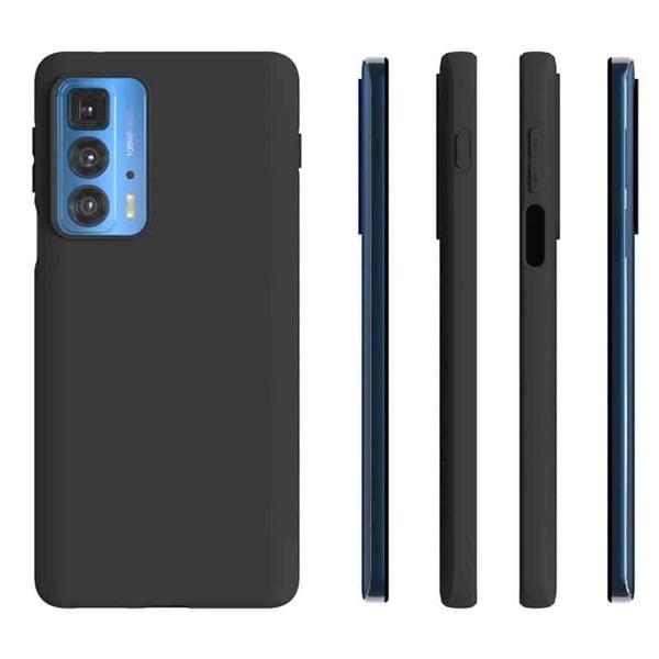 Silikone cover til Motorola Edge 20 Pro - Sort