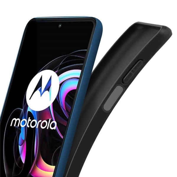 Silikone cover til Motorola Edge 20 Pro - Sort