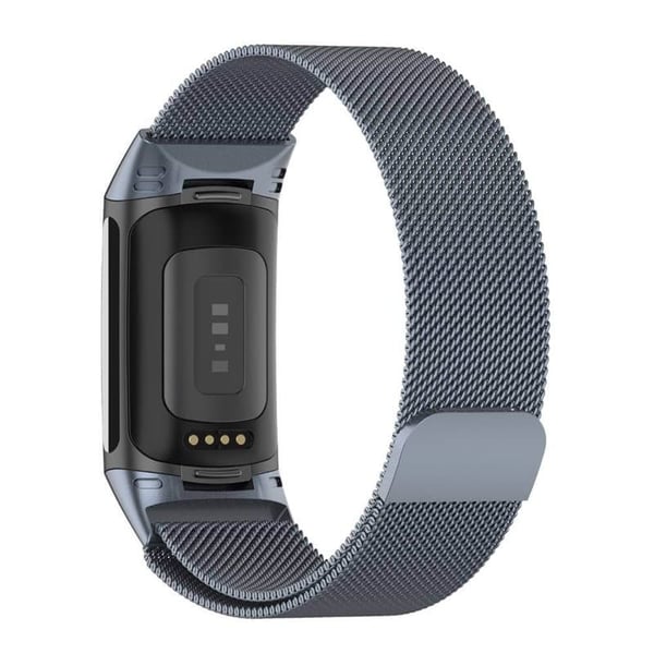 Milanese klockarmband till Fitbit Charge 5 - GrÃ¥