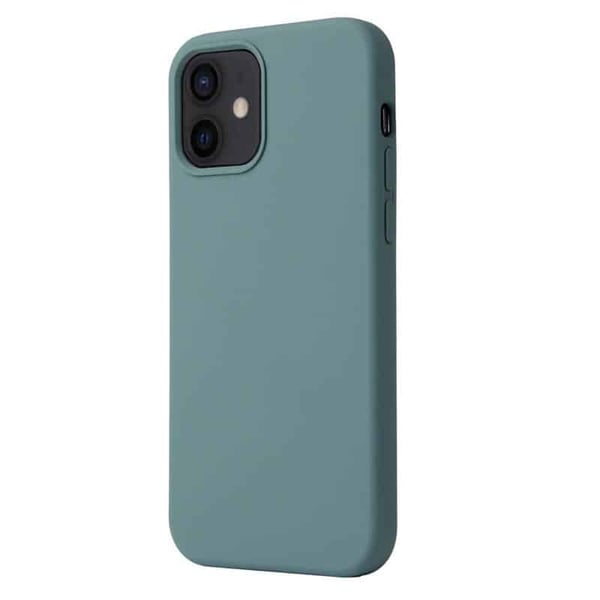 Liquid silikone cover til Apple iPhone 12 - Pine Green
