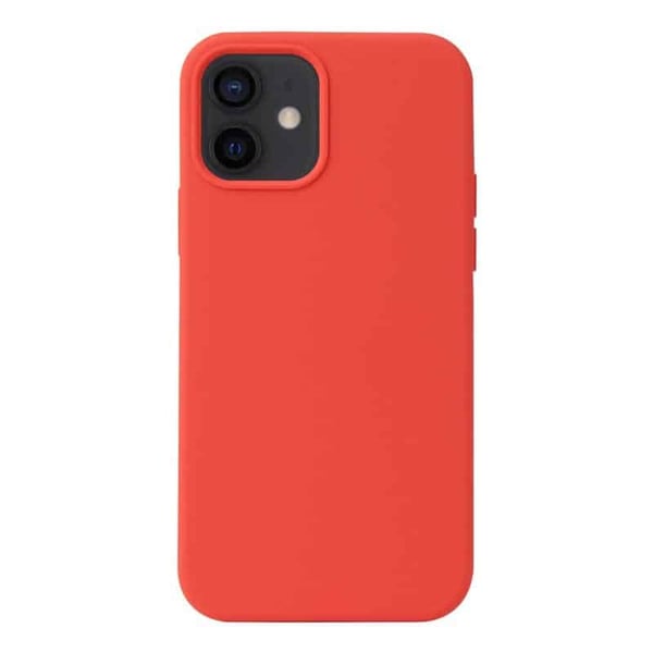 Liquid silikone cover til Apple iPhone 12 - Coral