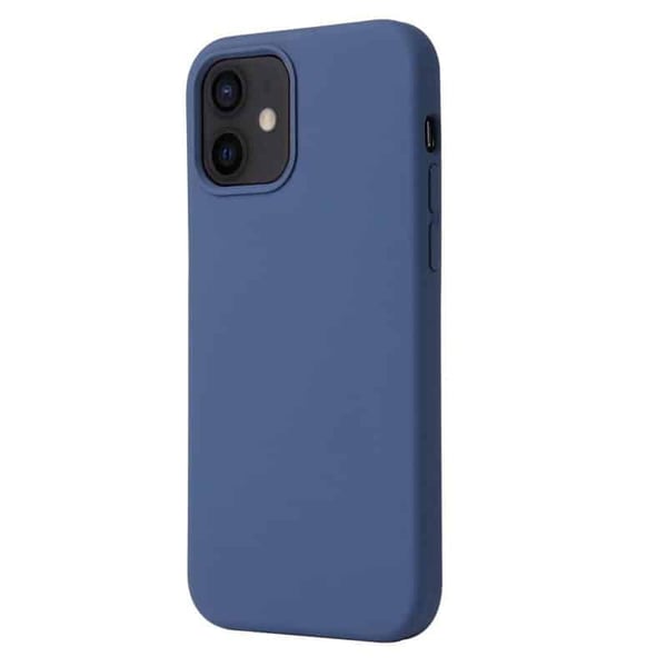 Liquid silikone cover til Apple iPhone 12 Mini - Cobolt Blue
