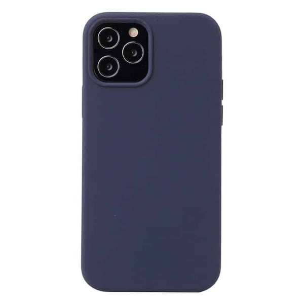 Liquid silikone cover til Apple iPhone 12 Pro - Midnight Blue