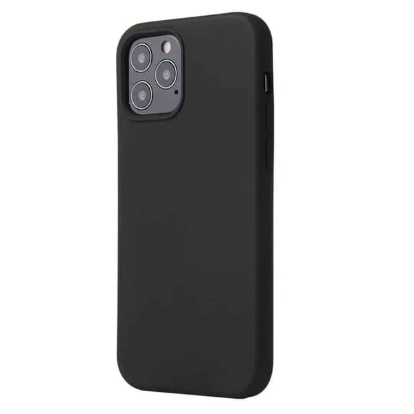 Liquid silikon skal till Apple iPhone 12 Pro Max - Svart