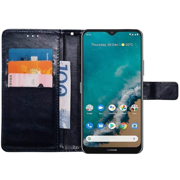 Wallet cover 3-kort til Nokia G50 - Mørkeblå