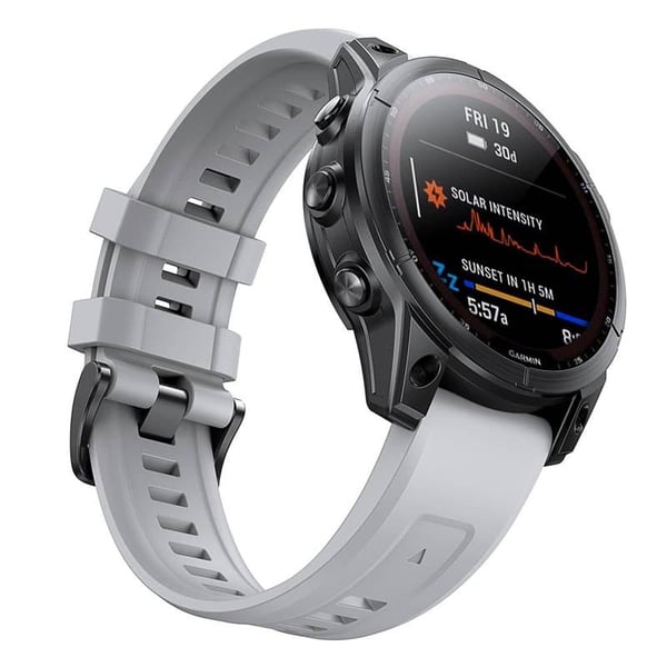 Sport Kellon ranneke Garmin Fenix 7 - harmaa