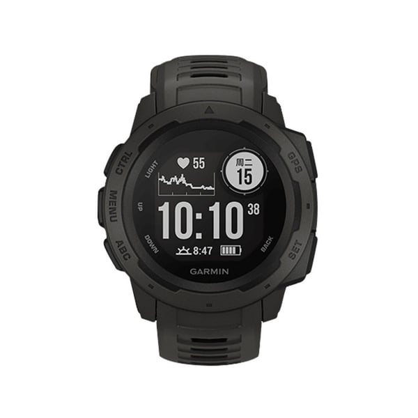 Sport klokkereim til Garmin Instinct 2 - Sort