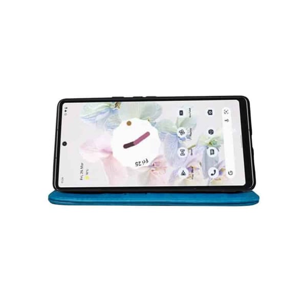 Lompakkokotelo 3-kortti Google Pixel 6a - Vaaleansininen
