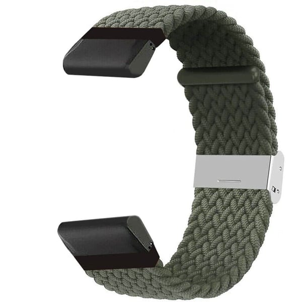 FlÃ¤tat klockarmband till Garmin Fenix 6 - Army