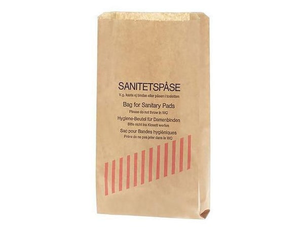 Sanitetspåse papper 1000/fp