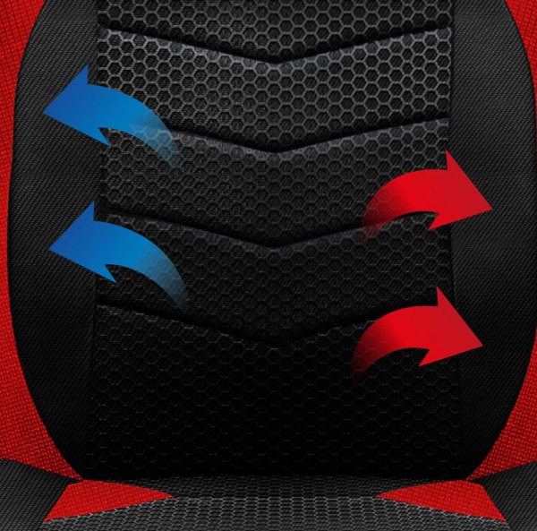Huzaro FORCE 2.5 Red Mesh spillestol