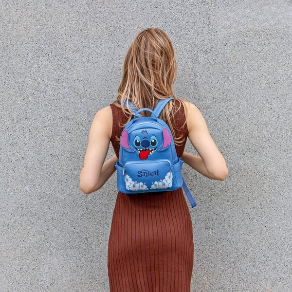 Lilo & Stitch Disney Fashionable City Rygsæk Blå 25x29x16 cm