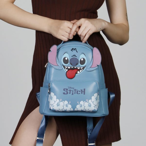 Lilo & Stitch Disney Fashionable City Rygsæk Blå 25x29x16 cm