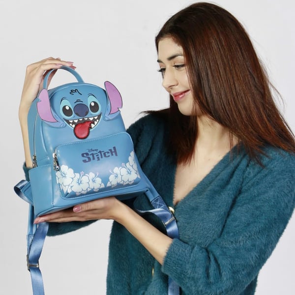 Lilo & Stitch Disney Fashionable City Rygsæk Blå 25x29x16 cm