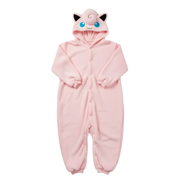 Kigurumi-pyjamas med Pokémon Jigglypuff-kostume til børn, 95-105 cm