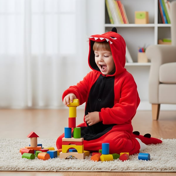 Kigurumi-pyjamas för barn 105-115 cm