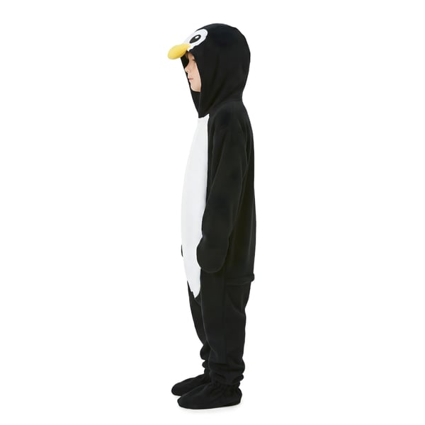 Kigurumi-pyjamaskostume med pingvin til børn, 125-135 cm